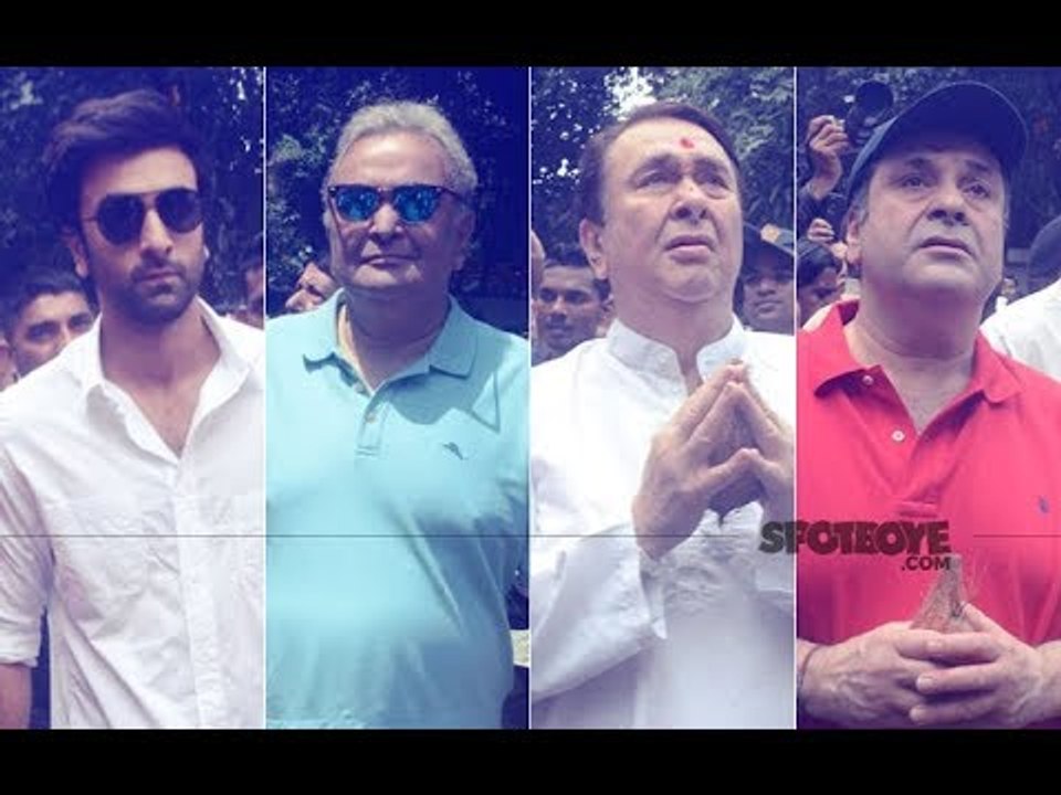 RK Studios' Ganpati Last Visarjan: Ranbir, Rishi, Randhir, Rajiv Kapoor Bid Goodbye To Elephant God