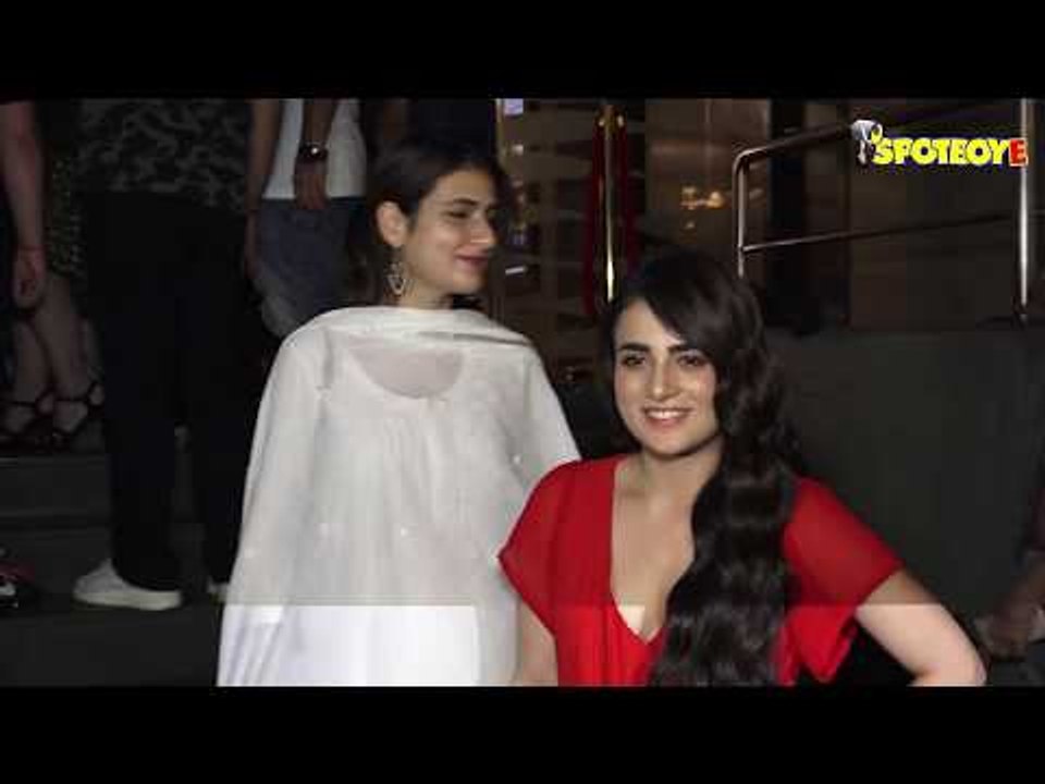 Aamir Khan, Sunil Grover, Fatima Sana Shaikh, Sanya Malhotra, Radhika Madan at Pataakha Screening