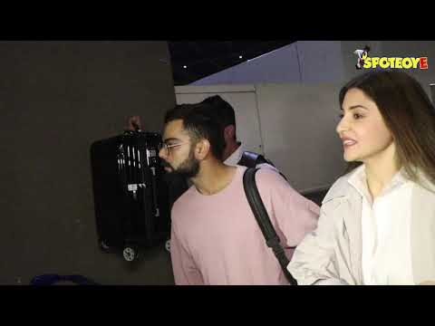 Spotted : Anushka Sharma with Virat Kohli, Alia with Mahesh Bhatt & Kunal Kapoor at Mumbai Airport