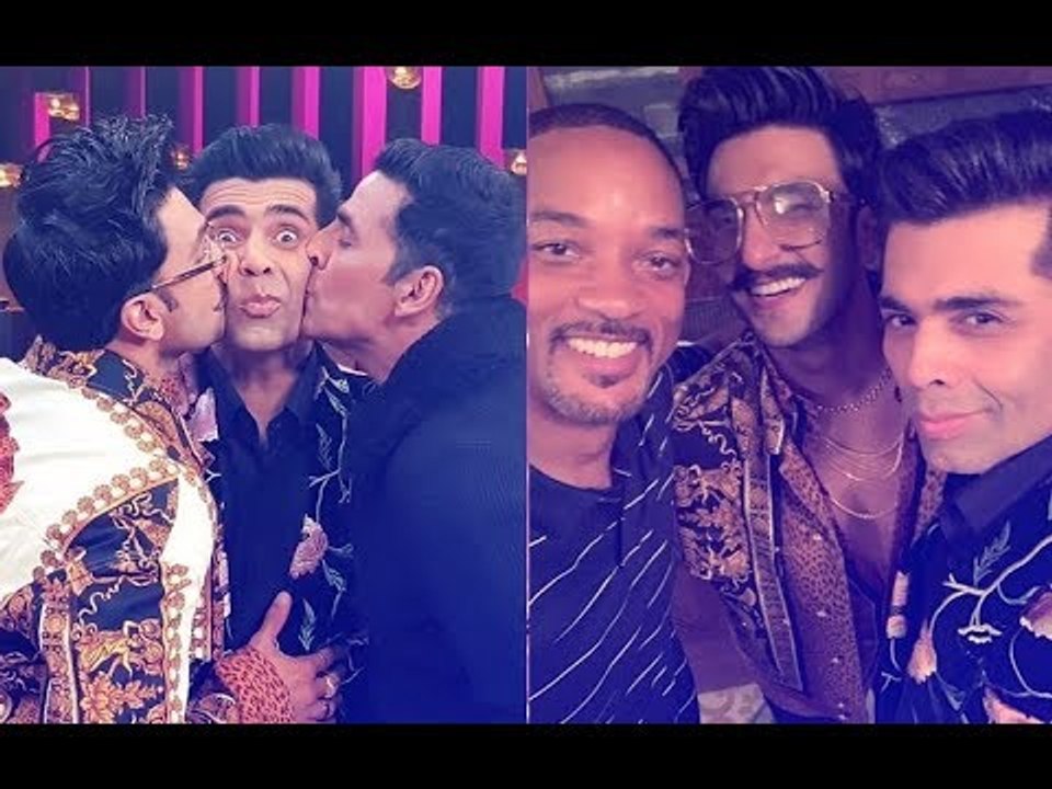 Ranveer Singh And Akshay Kumar Join Karan Johar On Koffee With Karan 6.Does Will Smith Have A Cameo?