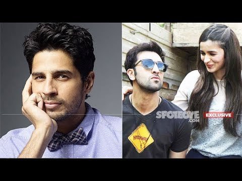 Sidharth Malhotra Relieved To Find Alia Bhatt-Ranbir Kapoor Missing! | SpotboyE