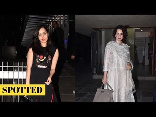 Kangana Ranaut And Shraddha Kapoor SPOTTED Around The City