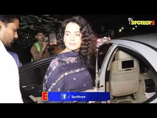 Kangana Ranaut SPOTTED At Manikarnika Producer, Kamal Jain's Office