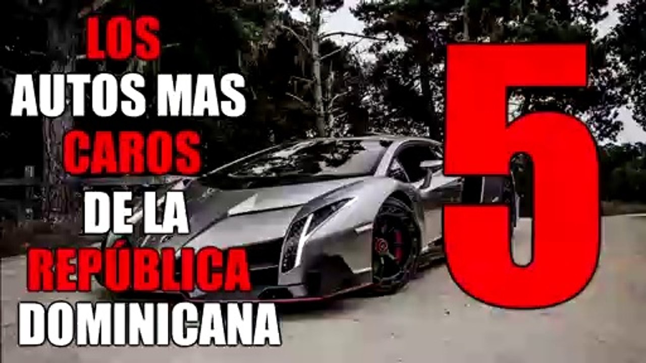 Los 5 autos mas caros de la República Dominicana  de Famosos