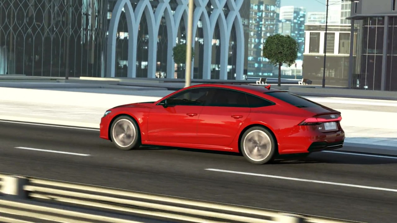 Audi A7 Sportback TFSI e Systemaufbau und Fahrsituationen