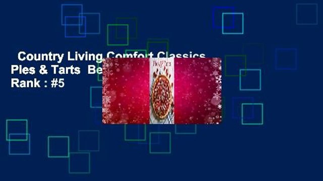 Country Living Comfort Classics Pies & Tarts Best Sellers Rank : #5