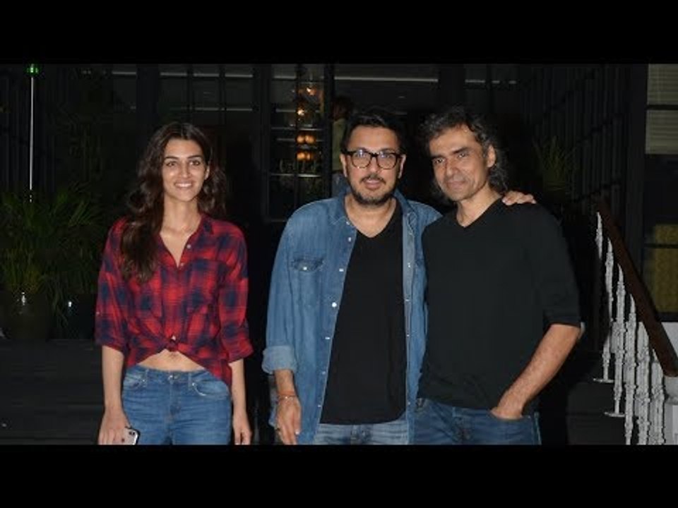 SPOTTED: Kriti Sanon, Imtiaz Ali And Dinesh Vijan In Juhu