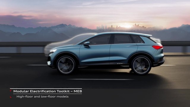 Modular Electrification Toolkit MEB Audi Q4 e-tron concept
