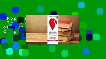 Popular to Favorit  The Five Languages of Apology by Gary Chapman