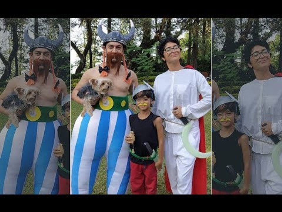 Azad's Asterix Themed Pre-Birthday Party Pictures: Aamir Khan-Kiran Rao Turn Obelix And Getafix