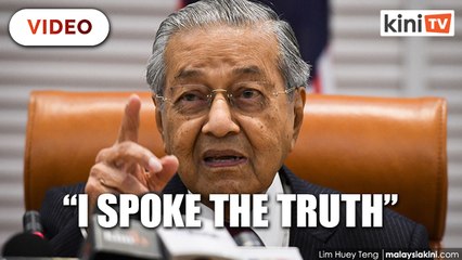 Dr Mahathir: It's up to the Malays to restore their own dignity