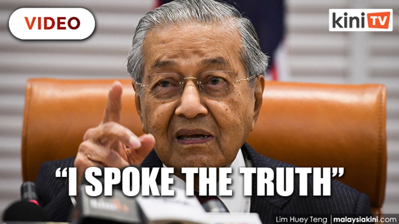 Dr Mahathir: It's up to the Malays to restore their own dignity