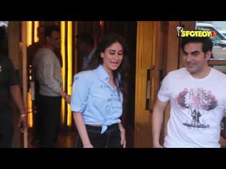SPOTTED: Kareena Kapoor & Arbaaz Khan At Juhu | SpotboyE