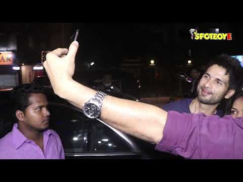 Shraddha Kapoor, Shahid Kapoor And Mira Rajput Spotted At Soho