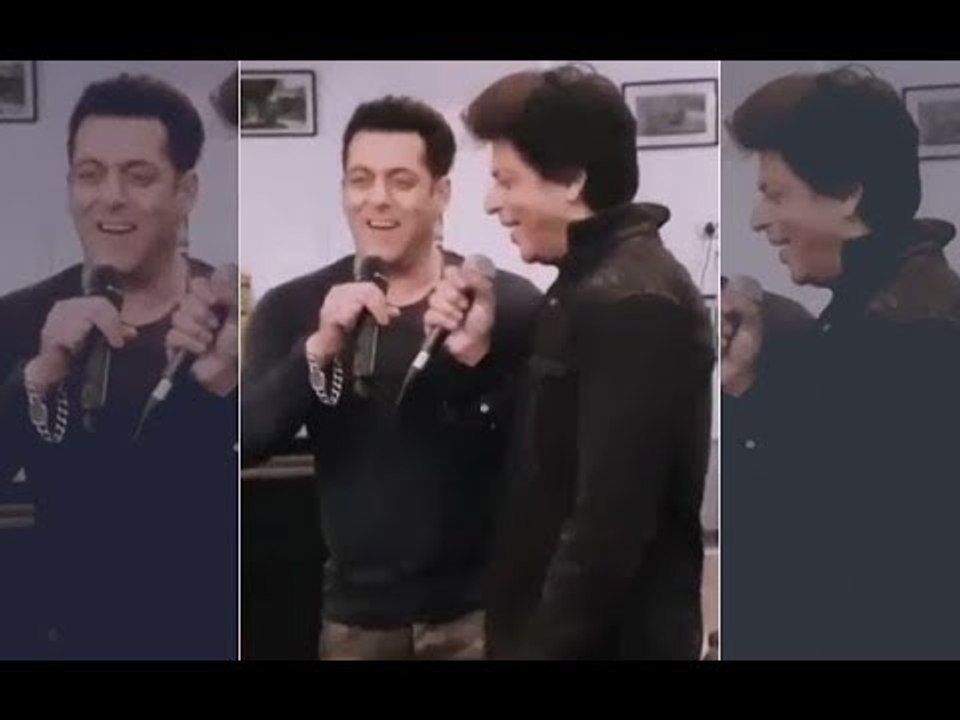 Shah Rukh Khan-Salman Khan Jam Together And We Are Playing The Pyaar Bhara Video On Loop