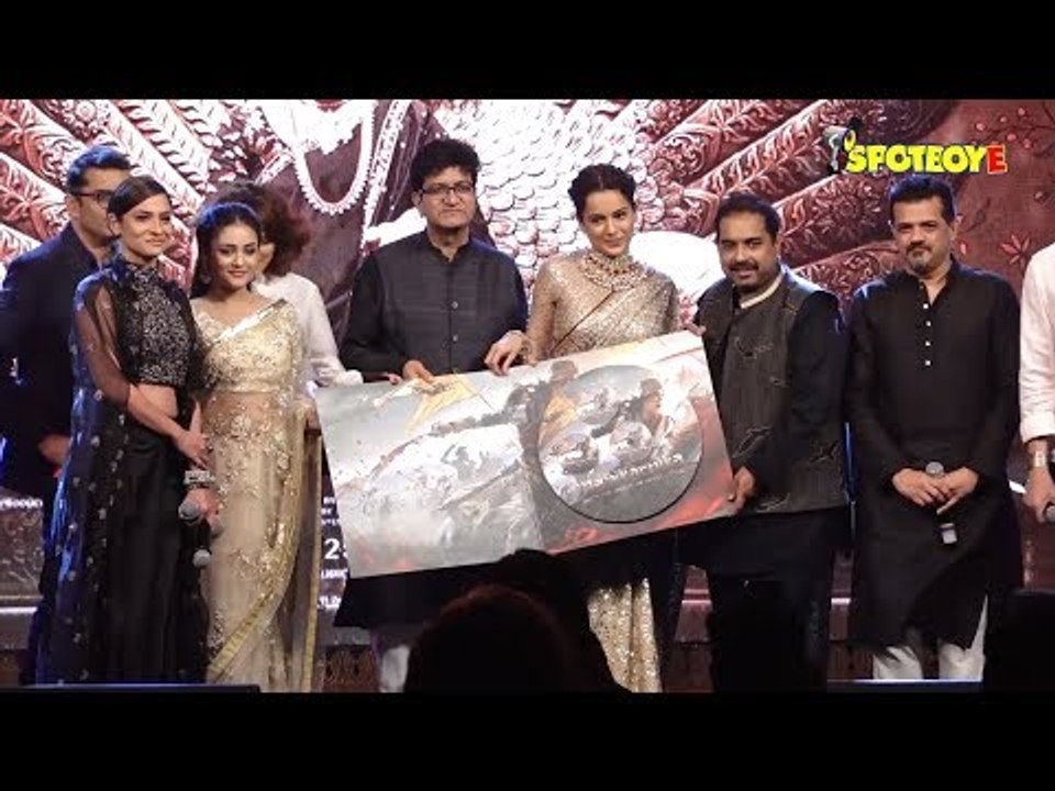 Manikarnika MUSIC Launch: Kangana Ranaut, Ankita Lokhande, Prasoon Joshi, Shankar Mahadevan