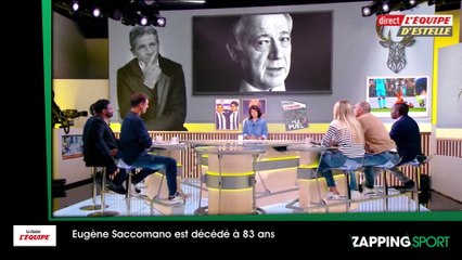 Zap sport du 8 octobre : Eugène Saccomano, grande voix du sport, est mort (vidéo)