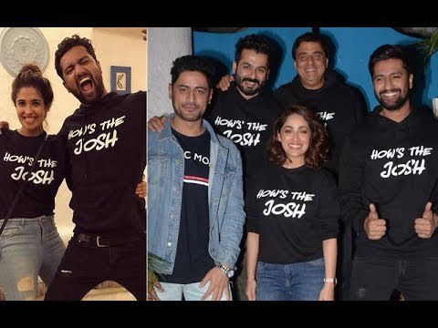 Vicky Kaushal With Girlfriend Harleen, Yami Gautam And Others Celebrated The Success Of Uri