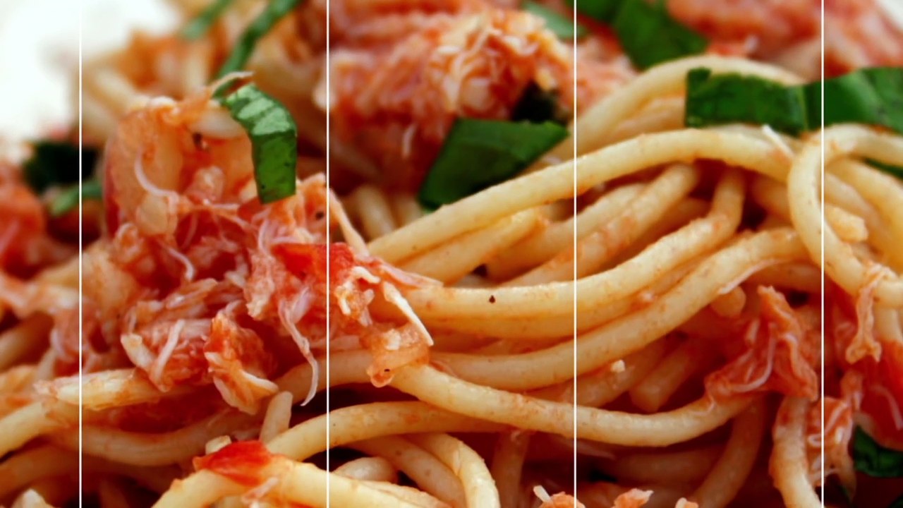 MÓN ĂN CỦA NGÔI SAO II ĂN CUA LỘT VÀ PASTA RAU CỦ II YANNEWS