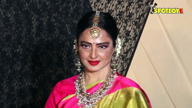 Amitabh Bachchan, Rekha & Others Attend Mukesh Bhatt's Daughter Sakshi's Wedding Reception