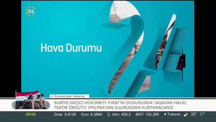 İşte hava durumu raporu