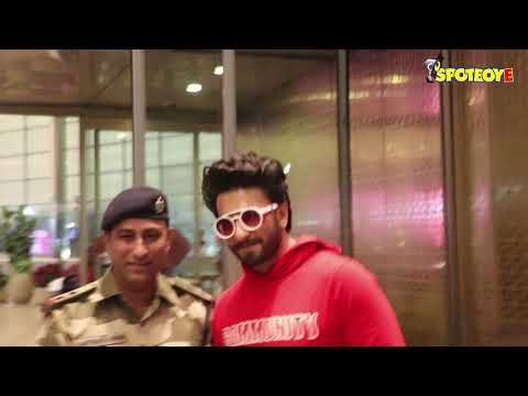 SPOTTED: Ranveer Singh And Alia Bhatt At The Airport As They Leave To Promote 'Gully Boy'
