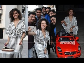 Sanya Malhotra Celebrates Her Birthday With The Paparazzi | PHOTOS