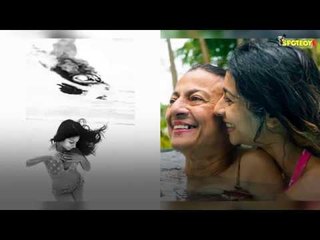 Tải video: Tanishaa Mukerji Jumps Into A Pool At Andaman With Mom Tanuja | SpotboyE