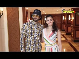 Ranveer Singh And Alia Bhatt Promoting Their Upcoming Film 'Gully Boy'