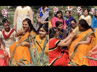 Diya Aur Baati Hum Actress Surbhi Tiwari's Haldi Ceremony | Deets And Pictures