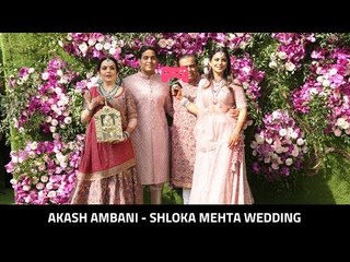 Download Video: Akash Ambani Poses With Nita, Mukesh & Isha | Akash Ambani-Shloka Mehta Wedding 2019