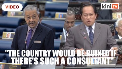 We don't need the services of an unqualified consultant, Dr M tells Ahmad Maslan