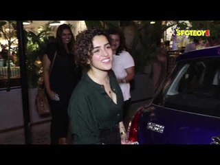 SPOTTED: Sanya Malhotra At Kitchen Garden, Juhu And Tiger Shroff At Mehboob Studios
