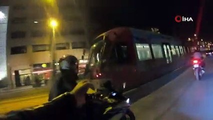 Metrelerce bu şekilde gitti! Görenleri şoke etti