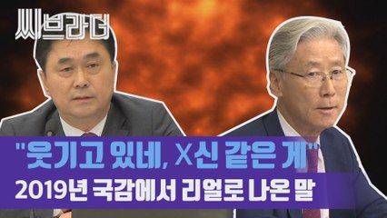 "웃기고 있네, X신 같은 게", 여상규 법사위원장 욕설 논란 [씨브라더]