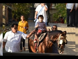 Taimur Ali Khan Looks ADORABLE As He Enjoys His Horse Ride | UNCUT