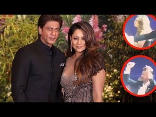 下载视频: OMG! Shahrukh Is Seen Dancing With Gauri Khan At Akash Ambani - Shloka Mehta Pre-wedding Celebration