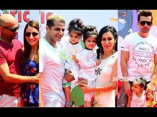 Bella & Vienna TWINS of Karanvir Bohra Post Eco-friendly HOLI Party