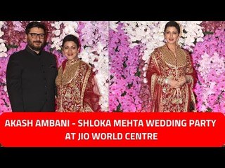 Sonali Bendre Looks ROYALLY GORGEOUS After Her Cancer Treatment At Akash-Shloka Wedding Party Mumbai