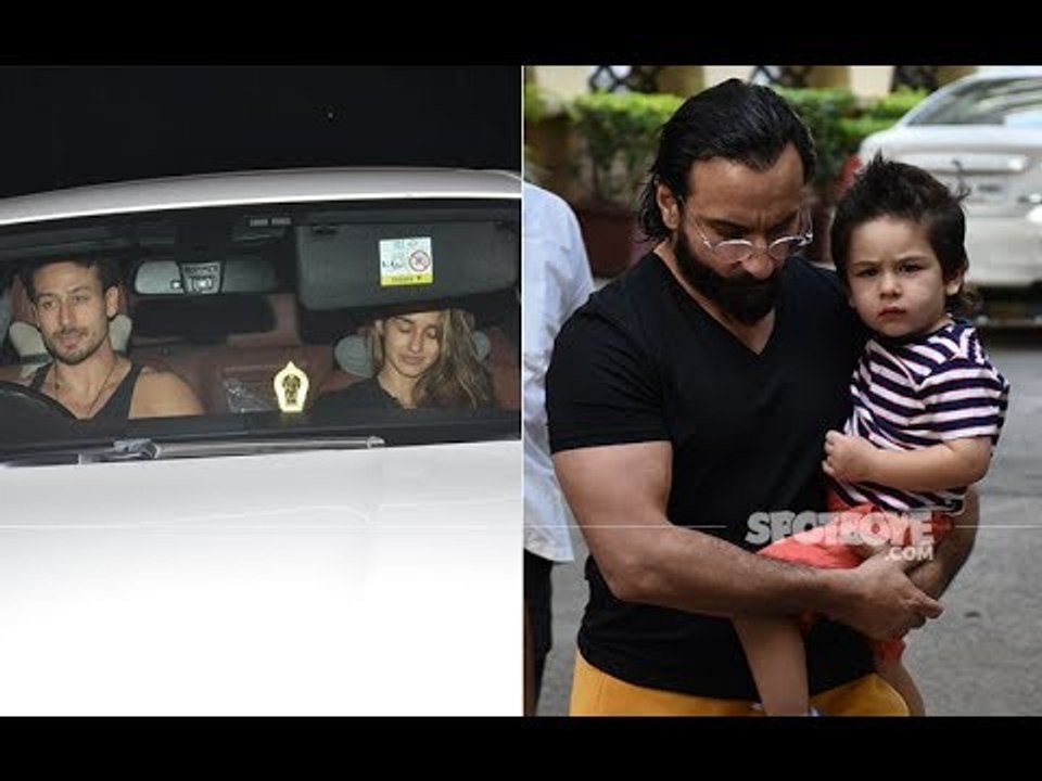Celeb Spotted: Tiger Shroff-Disha Patani Attend Dance Class, Taimur Summer Ready With A Cute Haircut