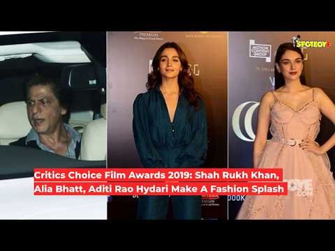 Critics Choice Film Awards 2019 | Shah Rukh Khan, Alia Bhatt, Aditi Rao Hydari Make A Fashion Splash