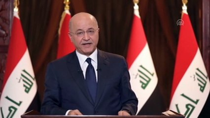 Irak Cumhurbaşkanı'ndan göstericilere 'sükunet' çağrısı (4) - BAĞDAT