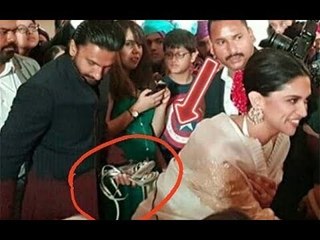 Ranveer Singh Sets Husband Goals As He Carries Deepika Padukone’s Footwear At A Wedding