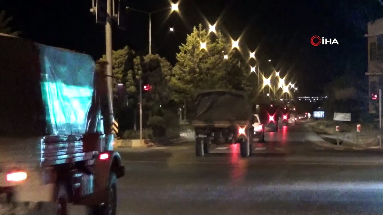 Sınıra askeri sevkiyat, operasyonlar ve Suriye Geçici Hükümetine bağlı Suriye Milli Ordusundan arşiv görüntüler