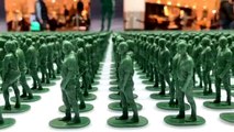 40,000 toy soldiers highlight plight of injured British veterans