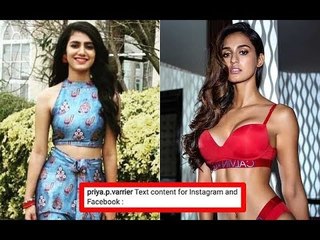 After Disha Patani, Wink Girl Priya Prakash Varrier Goofs-Up In Copy And Pasting Instagram Post