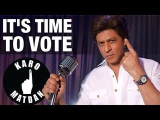 "Karo Matdaan", Shah Rukh Khan Raps Aloud In A Music Video