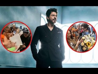 Shah Rukh Khan Mobbed By Fans Ahead Of Zero Screening In China