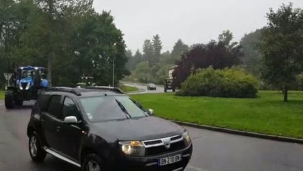 Les agriculteurs s'installent sur les ronds-points de Saint-Avold