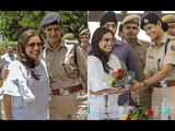 Amidst Mardaani 2 Shoot, Rani Mukerji Meets The Police Force At Kota